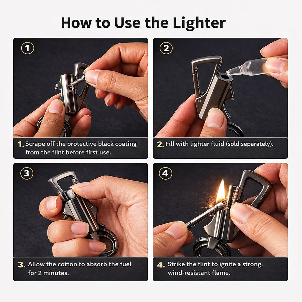 Keychain Multi-Tool Lighter